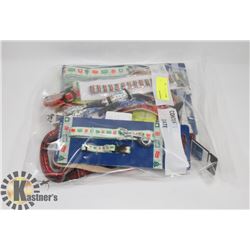 BAG OF DOG LEASHES AND COLLARS