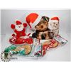 Image 1 : FLAT OF DOG CHRISTMAS TOYS