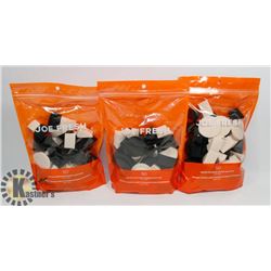 3 PACKS OF 50 WEDGES & SPONGE VALUE PACKS