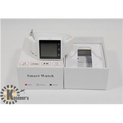 WHITE SMART WATCH.