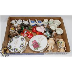 FLAT WITH SALT/ PEPPER SHAKERS AND MORE