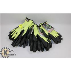 5 PAIRS SURE GRIP LATEX FORM COATED PALM X LARGE.