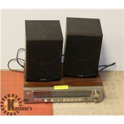 REALISTIC RECEIVER STA-155 + POLK AUDIO