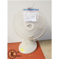 16"  OSCILLATING TABLE FAN