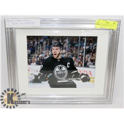 FRAMED CONNOR MCDAVID ALL STAR GAME PHOTO.