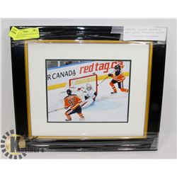FRAMED CONNOR MCDAVID & LEON DRAISAITL PHOTO.