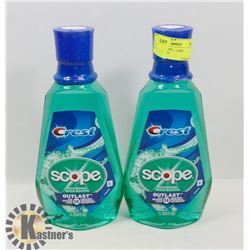 LOT OF 2 SCOPE 1 LITRE MOUTHWASH