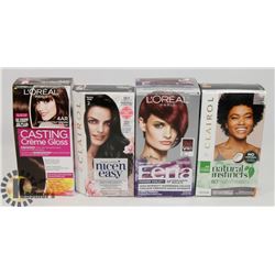 BAG OF ASSORTED HAIR DYE