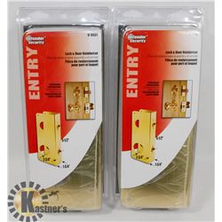 SET OF 2 DEFENDER SECURITY LOCK & DOOR