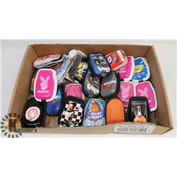 FLAT OF 30 VINTAGE CELL PHONE HOLDERS