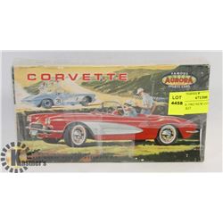AURORA 1962 NEW CORVETTE MODEL KIT