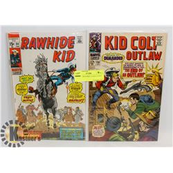 LOT OF 2 WESTERN 12 AND 15 CENT COMICS