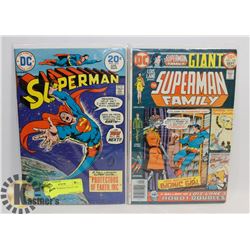 LOT OF 2 SUPERMAN COLLECTOR COMICS
