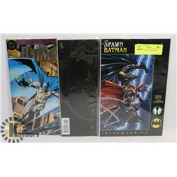 LOT OF 3 COLLECTOR BATMAN COMICS