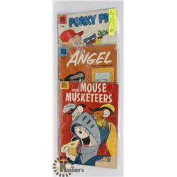 LOT OF 3 1950'S TOM AND JERRY PORKY PIG 10 CENT