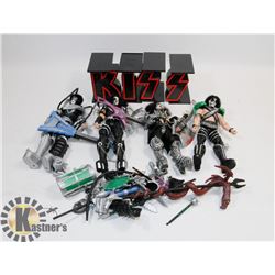 COMPLETE KISS ACTION FIGURE SET OF 4