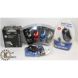 SEALED ITEMS OPTICAL MOUSE USB 3D &