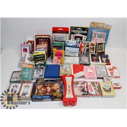 SEALED FLAT OF PLAYING CARDS 30 PLUS