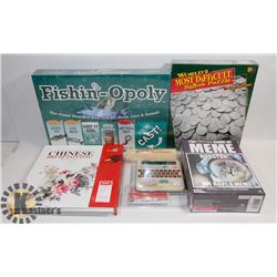 FLAT OF NEW ITEMS FISHING-OPOLY