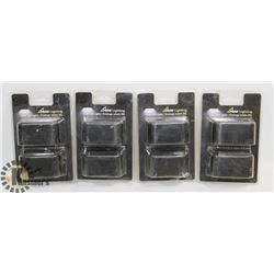 NEW SET OF 4 PEAK LED SOLAR LIGHTS