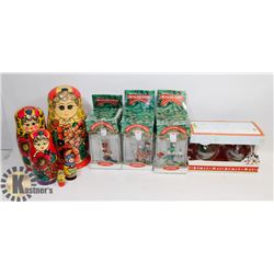 XMAS ITEMS "NOMA" 1989 SET OF 3