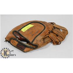 ANTIQUE BASEBALL GLOVE.
