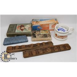 FLAT OF VARIOUS COLLECTIBLES, INCLUDES: