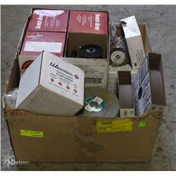 BOX OF ASSORTED ABRASIVES