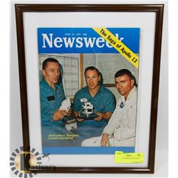 VINTAGE NEWSWEEK IN FRAME