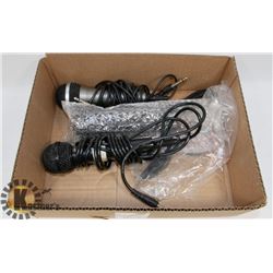 BOX WITH 3 MICROPHONES INCL. NEW ION,