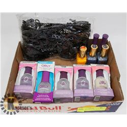 BOX W/NEW NAIL CARE PRODUCTS INCL.