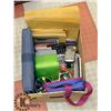 Image 1 : BOX FULL OF OFFICE/SCHOOL SUPPLIES -