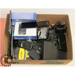 BOX FULL OF USED CELL PHONES AND