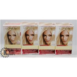 FOUR BOXES OF HAIR COLOUR