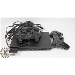 PLAYSTATION 2 WITH CORDS & 2 DUAL SHOCK