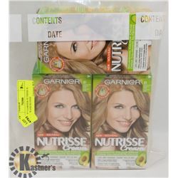 LOT OF 3 GARNIER NUTRISSE 81 MEDIUM ASH BLONDE