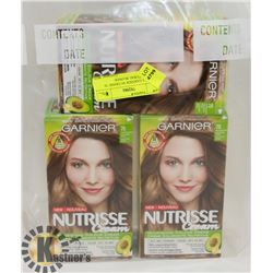 LOT OF 3 GARNIER NUTRISSE 70 DARK NATURAL BLONDE