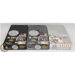 2 BOXES OF PROSET NHL SERIES 1 & 1 BOX OF NHL