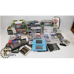 X-LARGE FLAT OF NINTENDO GAMES VARIETY