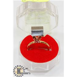 #259-GENUINE RED GARNET RING