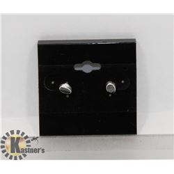 # 5-BLACK TOURMALINE STUD EARRINGS