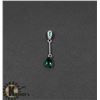Image 1 : #139-GREEN TOURMALINE PENDANT