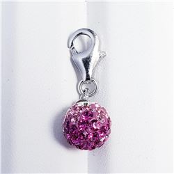SILVER CUBIC ZIRCONIA PENDANT