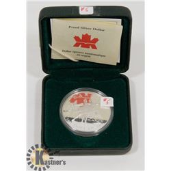 2001 CANADA PROOF NATIONAL BALLET SILVER DOLLAR