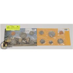 LOT OF 2 UNCIRCULATED COIN SETS 1981, 1973