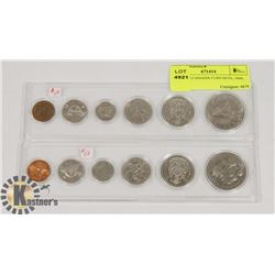LOT OF 2 CANADA COIN SETS, 1969, 1970