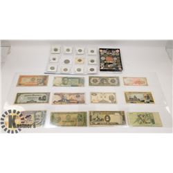 LOT OF ASSORTED WORLD CURRENCY