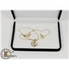 Image 1 : FASHION EARRING & PENDANT HEART SHAPE SET.
