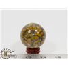 Image 1 : #150-NATURAL DRAGON JASPER SPHERE BALL 138G