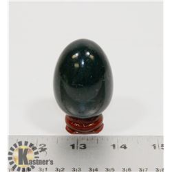#143-INDIA BLOOD STONE  BALL POSITIVE ENERGY 113G